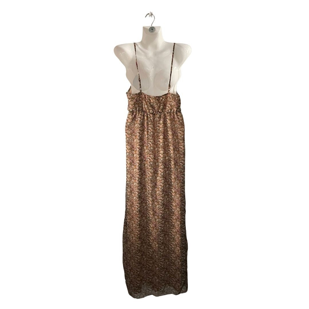 Rachel & Chloe Sleeveless Maxi Floral Dress SZ Small Spring Summer Botanical Y2K