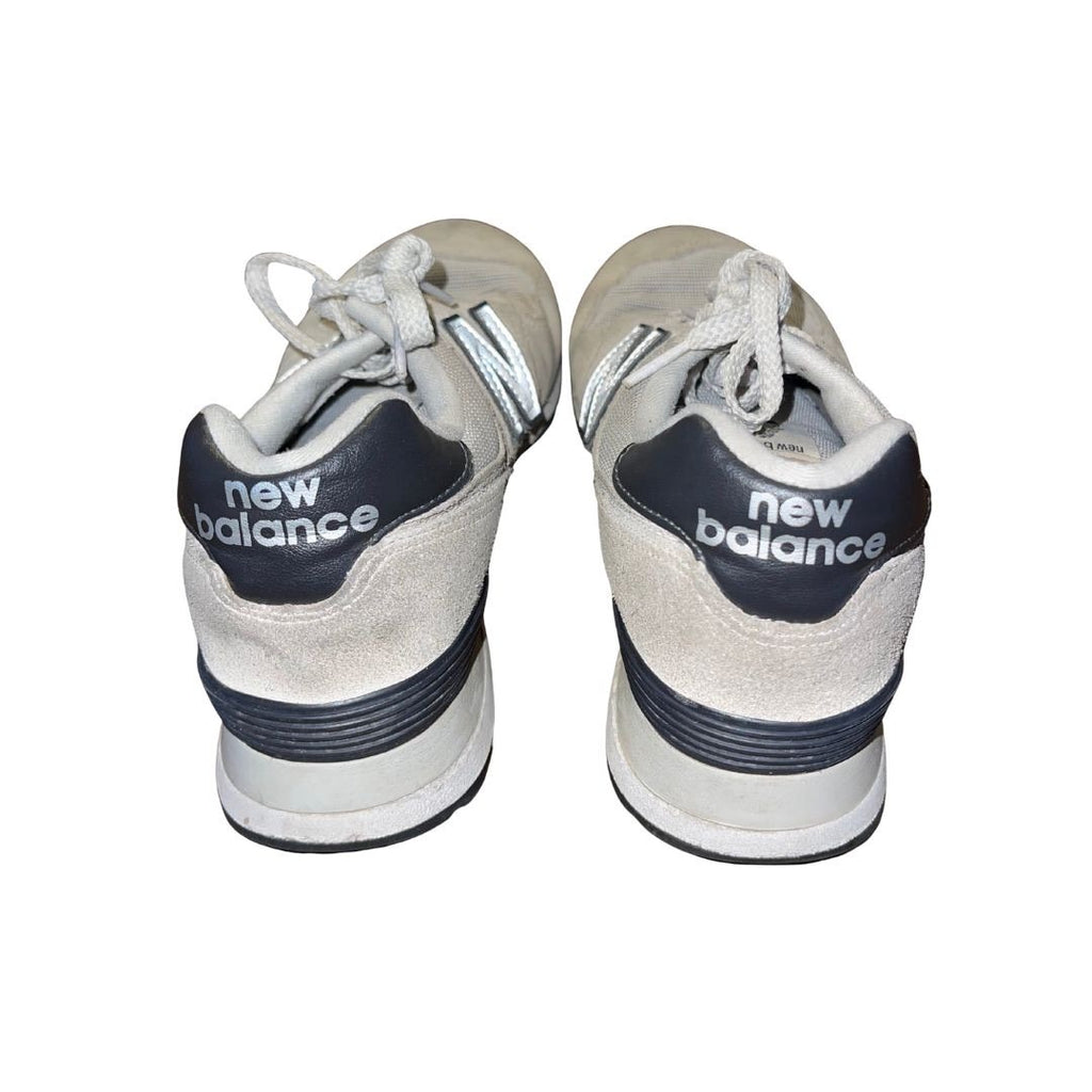 New Balance Women 574 Core White and Blue Sneakers Athletic Retro Size 8