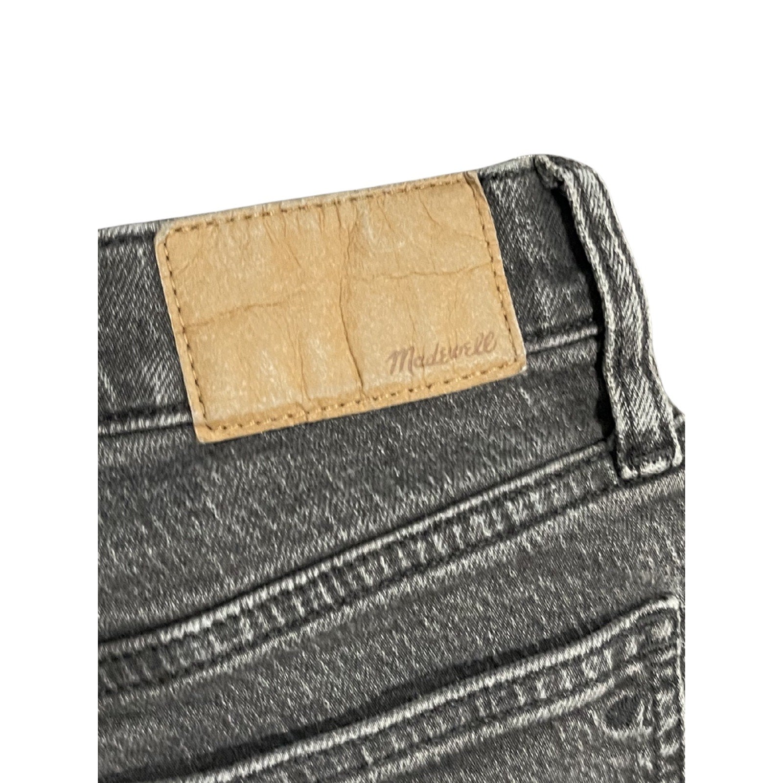 Madewell the Perfect Vintage Straight Leg Jeans Pants Raw Hem SZ 25P Streetwear