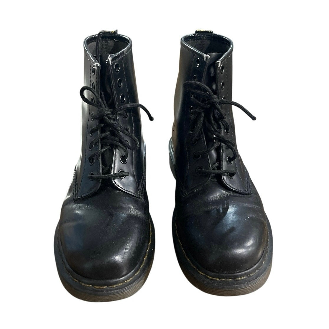 Dr. Martens Classic Leather Black 1460 8 Eye Lace up Boots Size 7 M 9 W Combat