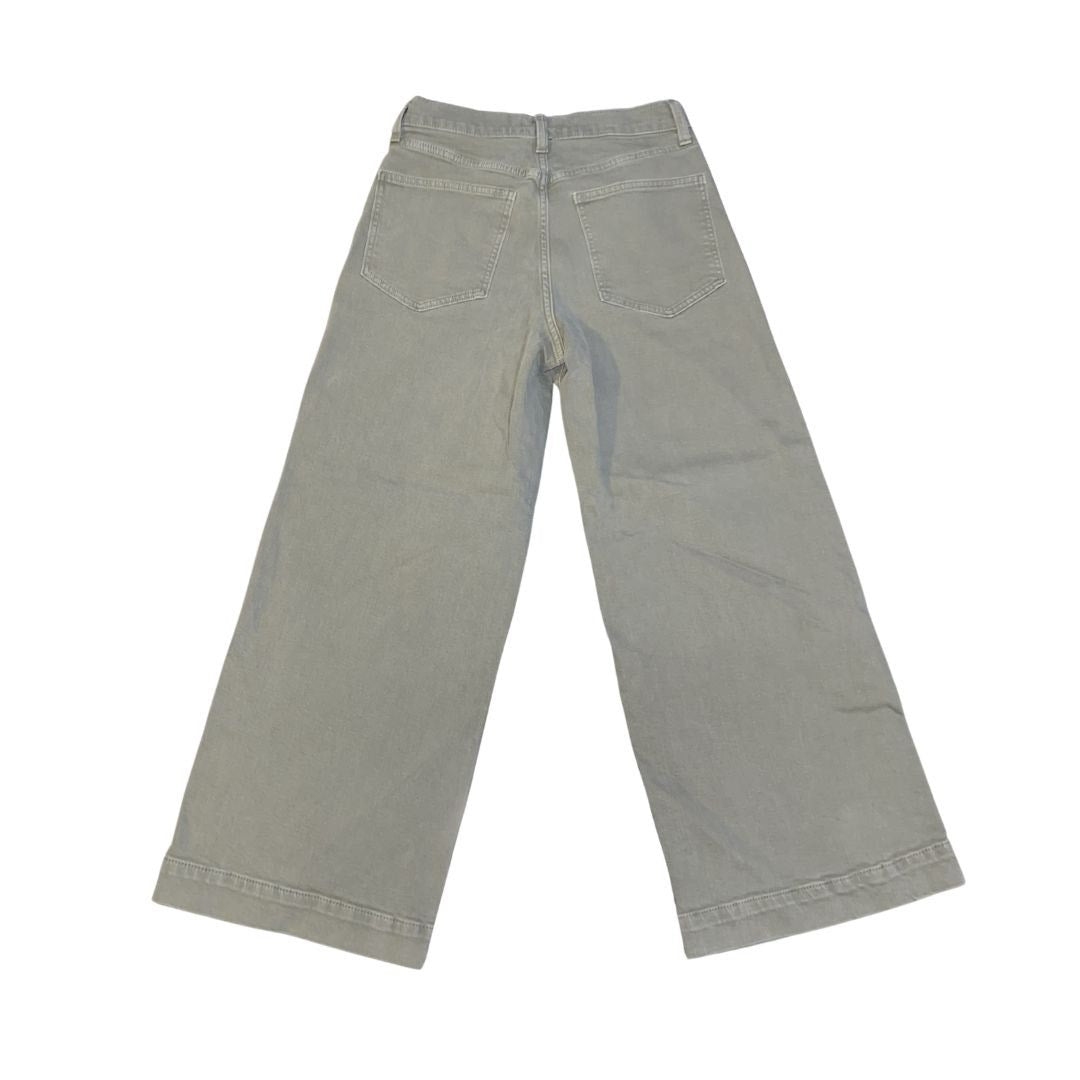 Gap Denim High Rise Wide Leg Crop Pants Size 4/27R Lose Fit Streetwear