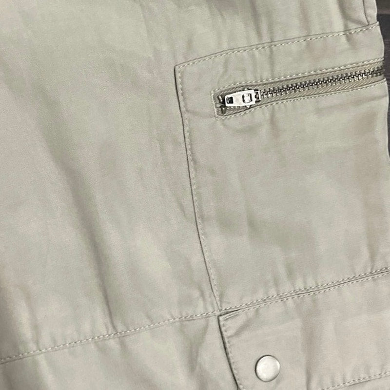 Banana Republic Drawstring Cargo Pants SZ L Zippered Utility Pockets Joggers