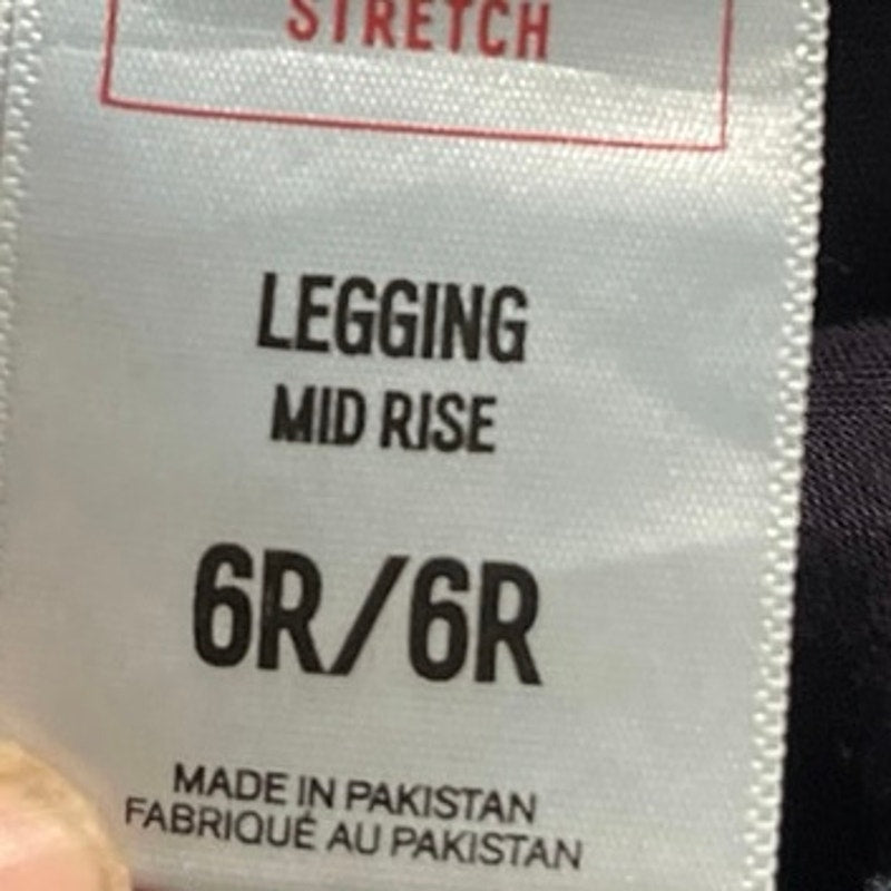 Express Legging Mid Rise Denim Jeans Size 6R Streetwear Classic Chic Casual