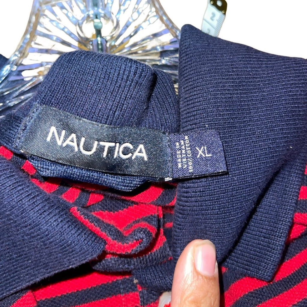 Nautica Classic Fit Deck Lot of 2 Polo Shirt XL Nautical Boat Old Money Casual