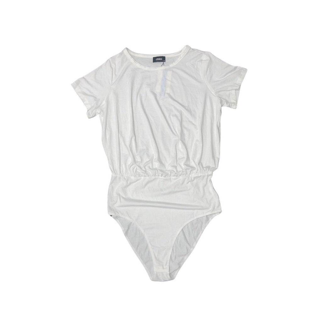 CIDER ROUND NECK SOLID SHORT SLEEVE BODYSUIT 1XL NWT