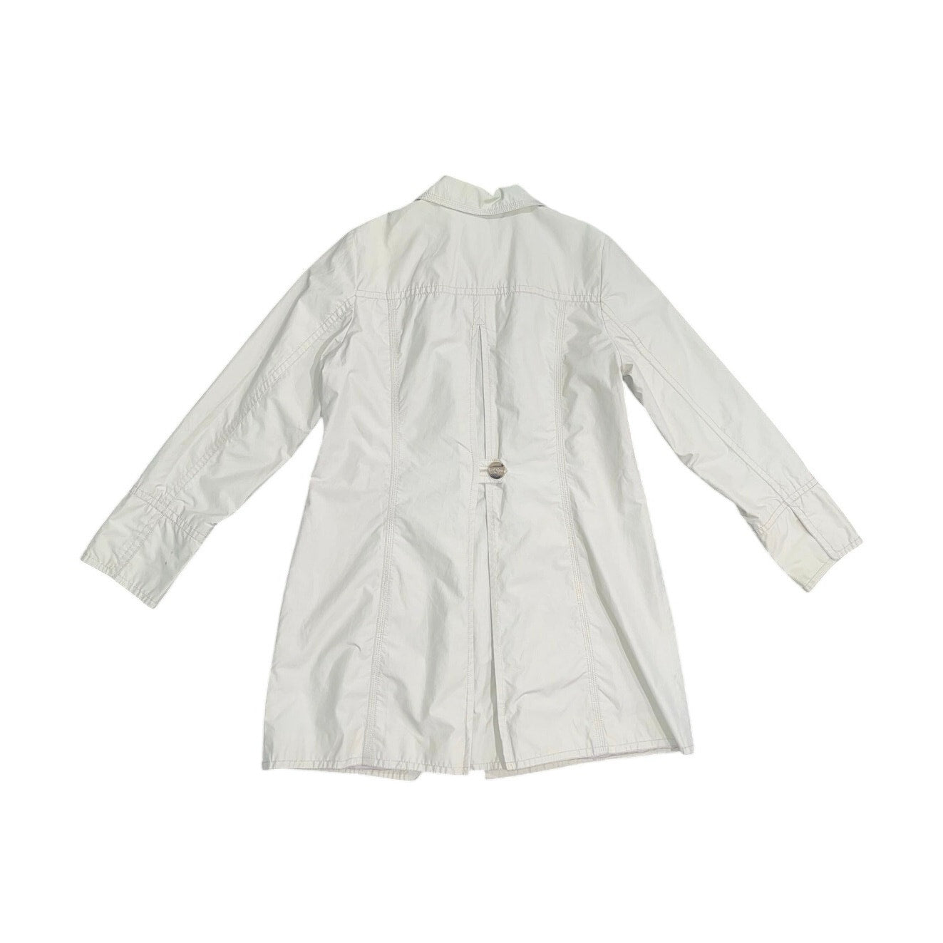 Eddie Bauer Women's Trench Coat Jacket Overcoat Size Large Fall Winter Rain