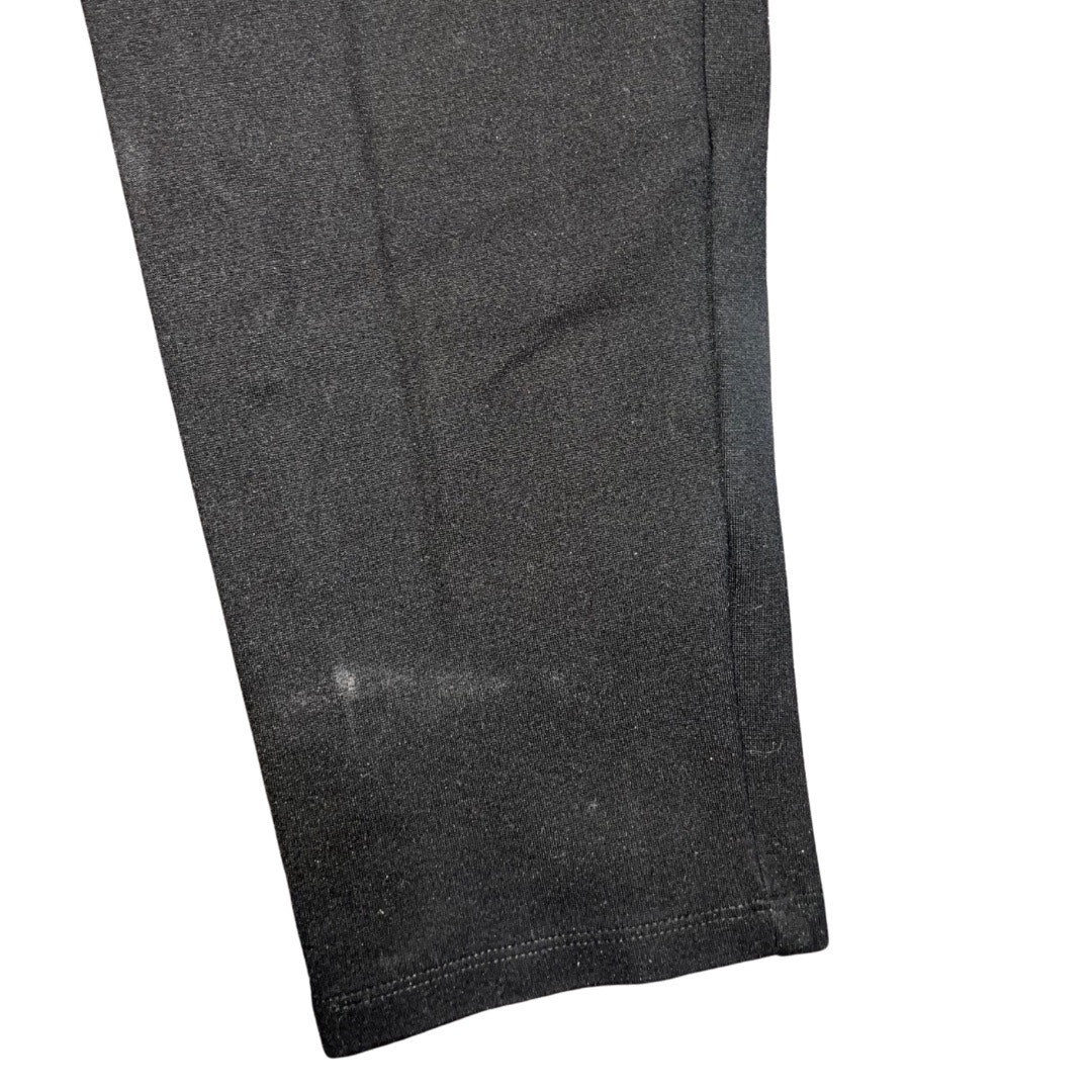 Zara Pants Tights Size Large Capri Elastic Waist Casual Office Pintuck Thick Ponte