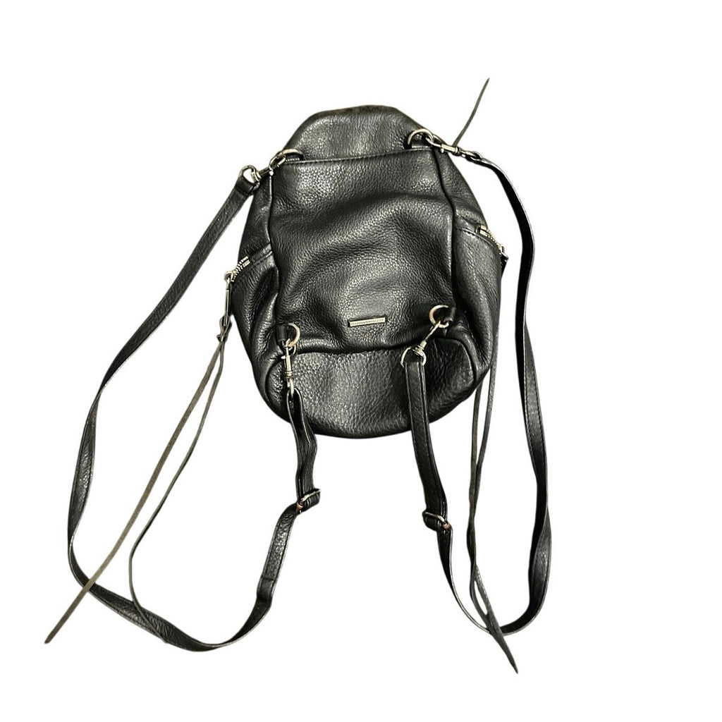 Rebecca Minkoff Pebbled Leather Mini Julian Backpack Street-chic Purse