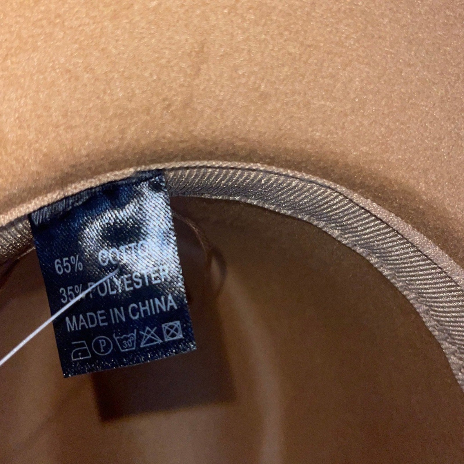 Women Fedora Hat Vintage Top Jazz Cotton Polyester Faux Leather Band NWOT