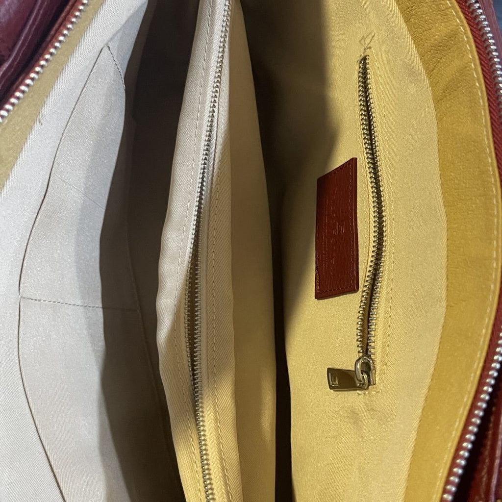 Chiara Ferretti Florence Woven Genuine Italian Leather Shoulder Handbag Elegant