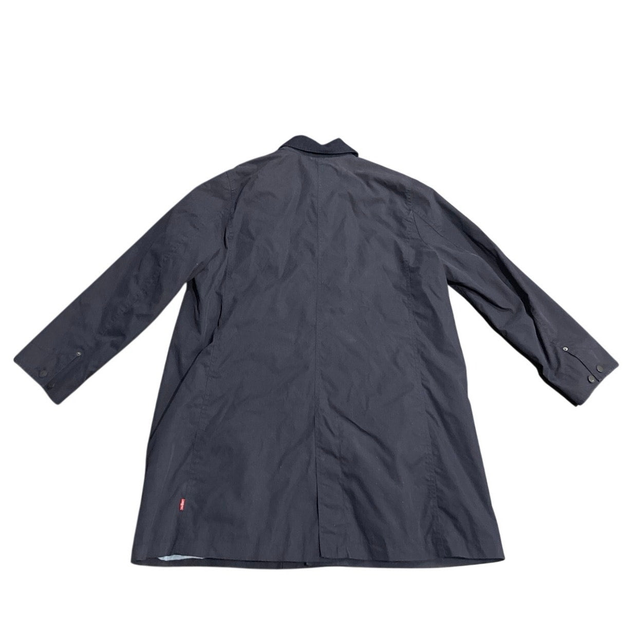 Levis Long Utility Button up Coat Jacket Blue SX XXL Lose Fit Casual Streetwear