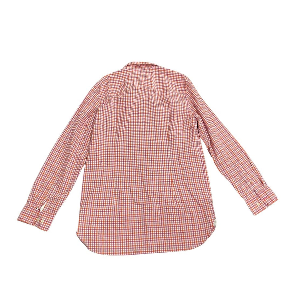 Tommy Hilfiger Slim Fit Stretch Button Down Checkered Long Sleeve Shirt Size XL