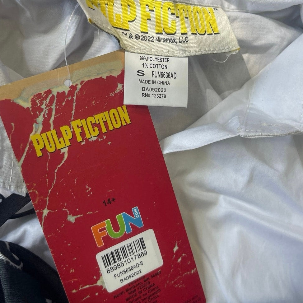 Halloween Costume Mia Wallace Pulp Fiction Adult SZ S Uma Thurman Cosplay