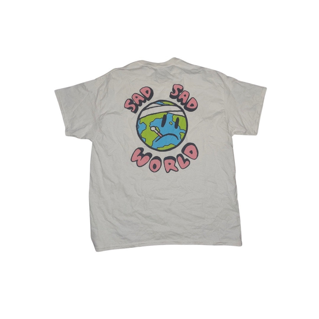 Zumiez Sad World T-Shirt Men's Size XL  NWT Ultra Cotton Skater
