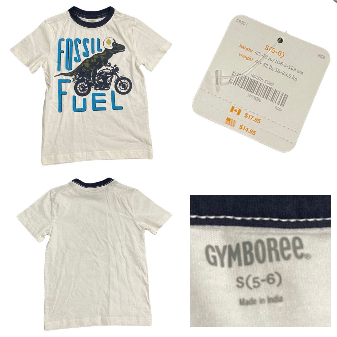 Gymboree Lot of (2) pair of NWT Boy Graphic Tees Size 5/6 Kidscore Streetwear