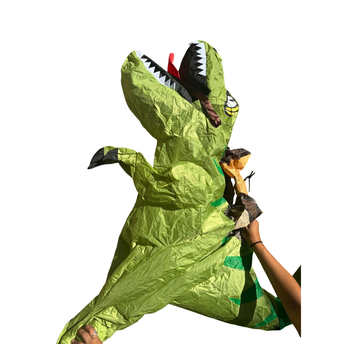 One Casa Ride T-Rex Blow Up Dinosaur Halloween Costume Kids Ages 7-10 Kidscore