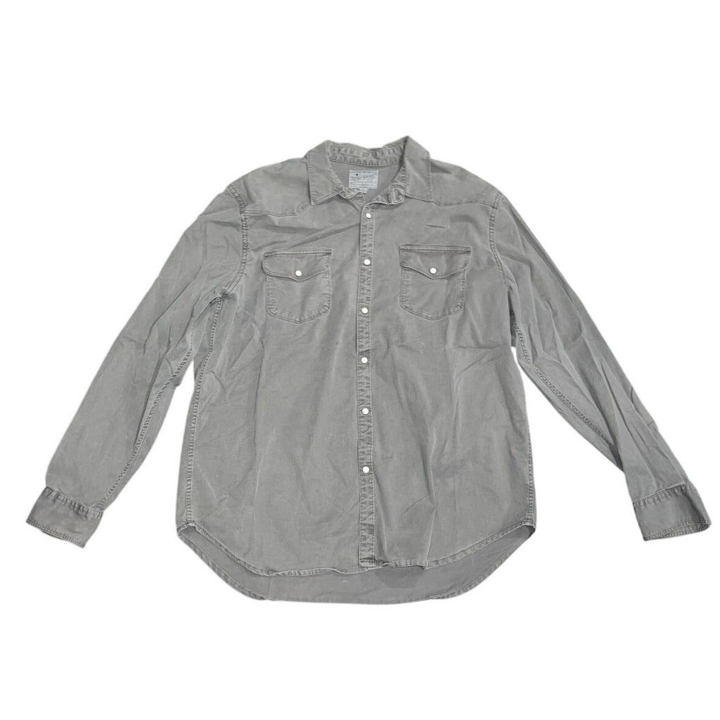 Lucky Brand Saturday Stretch the mark of good luck SZ XL Denim Long Sleeve Shirt