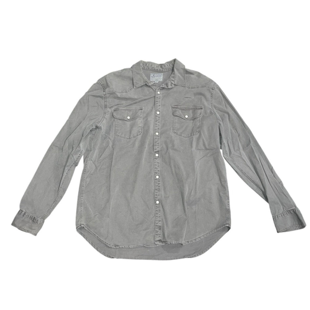 Lucky Brand Saturday Stretch the mark of good luck SZ XL Denim Long Sleeve Shirt