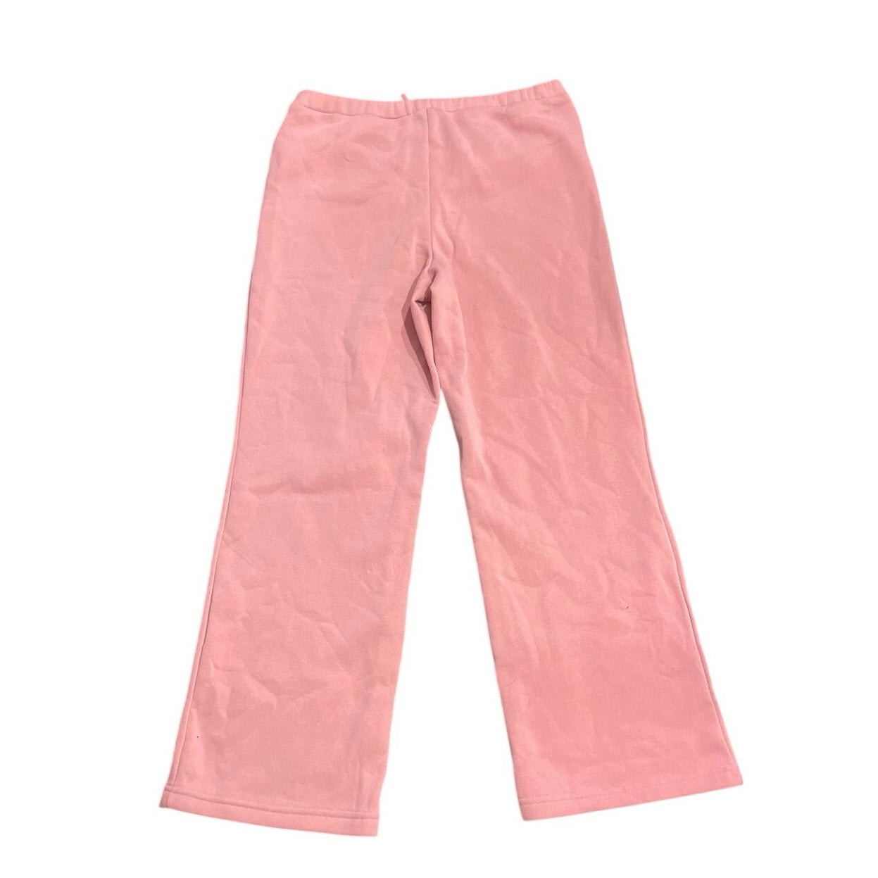 Juicy Couture Sweat Loungewear Wide Leg Drawstring Pants Pink SZ Large Y2K 90s