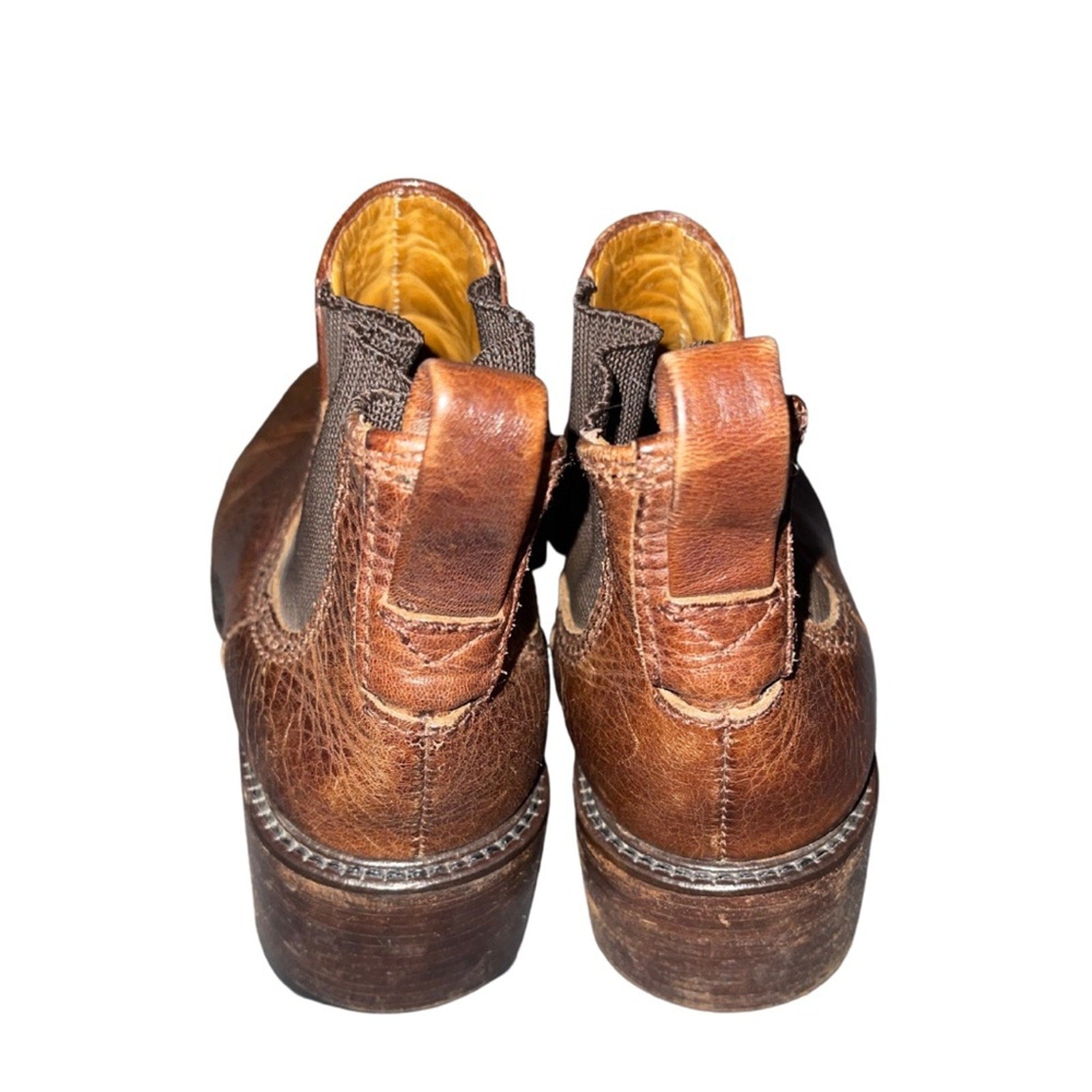 Cole Haan Leather Chunky Heel Chelsea Boot Size 7.5 Bootie