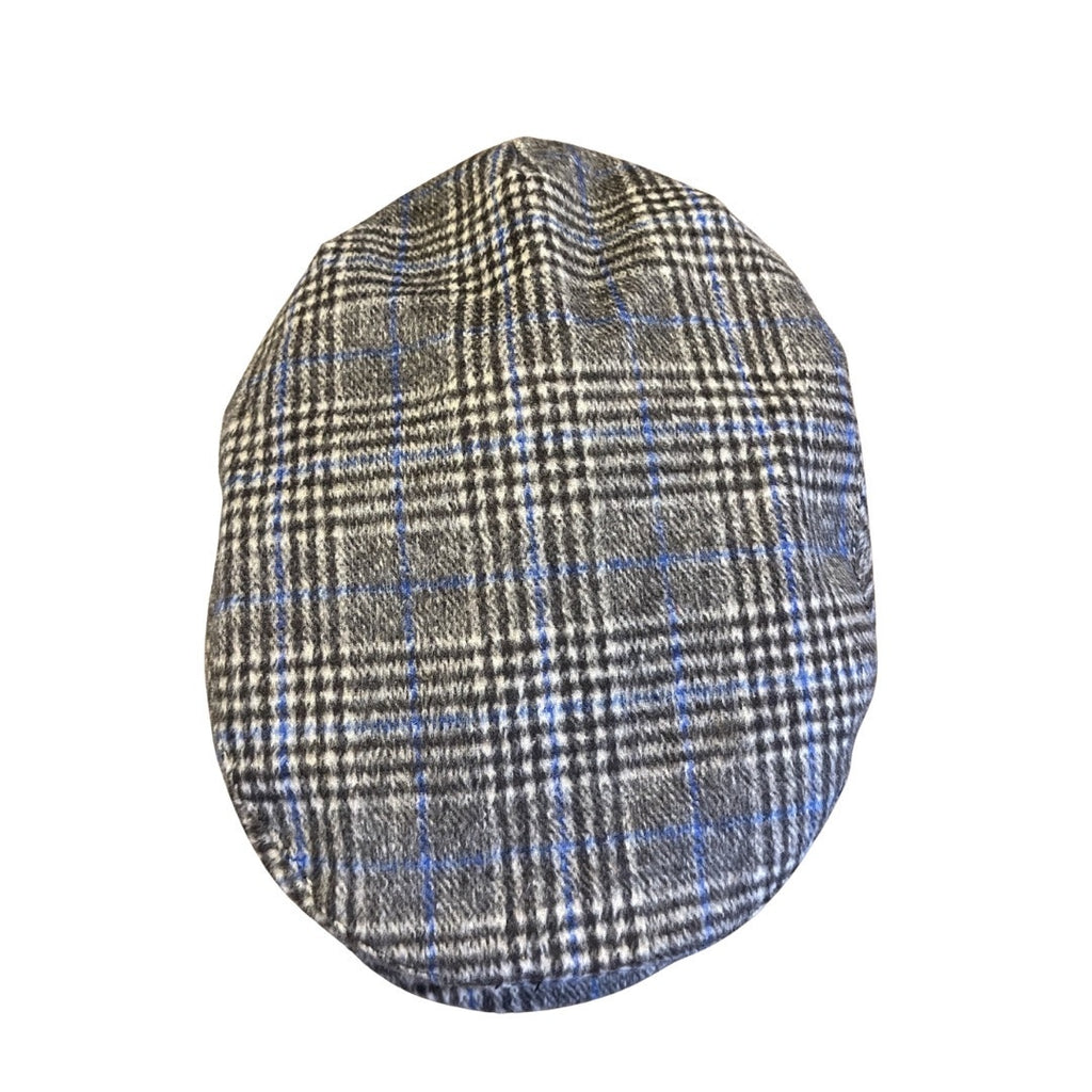 Brixton Hooligan Multi Plaid Houndstooth Snap Cap Newspaper Boy NWT 1920s