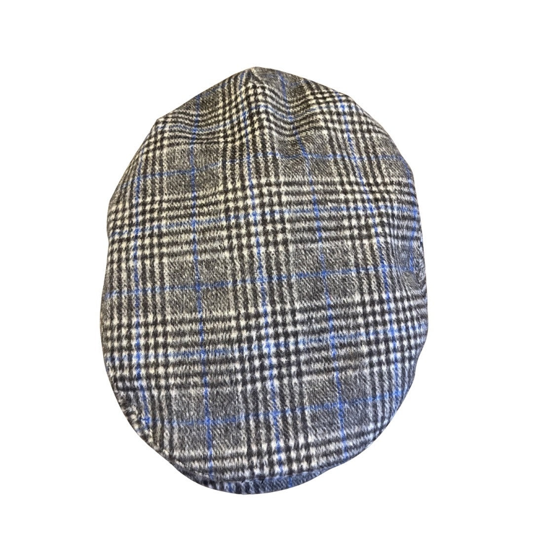 Brixton Hooligan Multi Plaid Houndstooth Snap Cap Newspaper Boy NWT 1920s