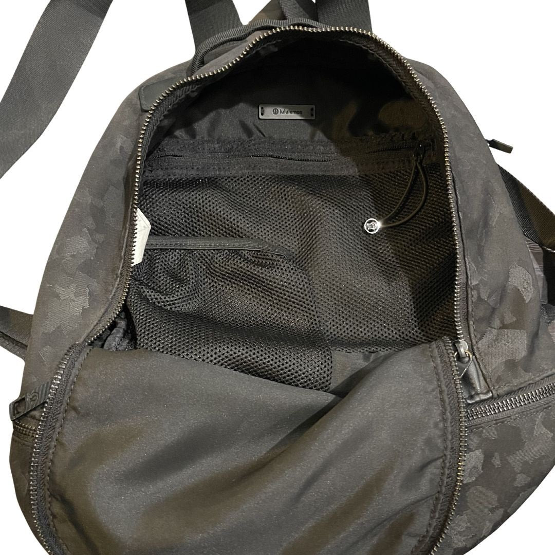 Lululemon City Adventurer Camo Jacquard Backpack Athletic Travel Sporty Chic