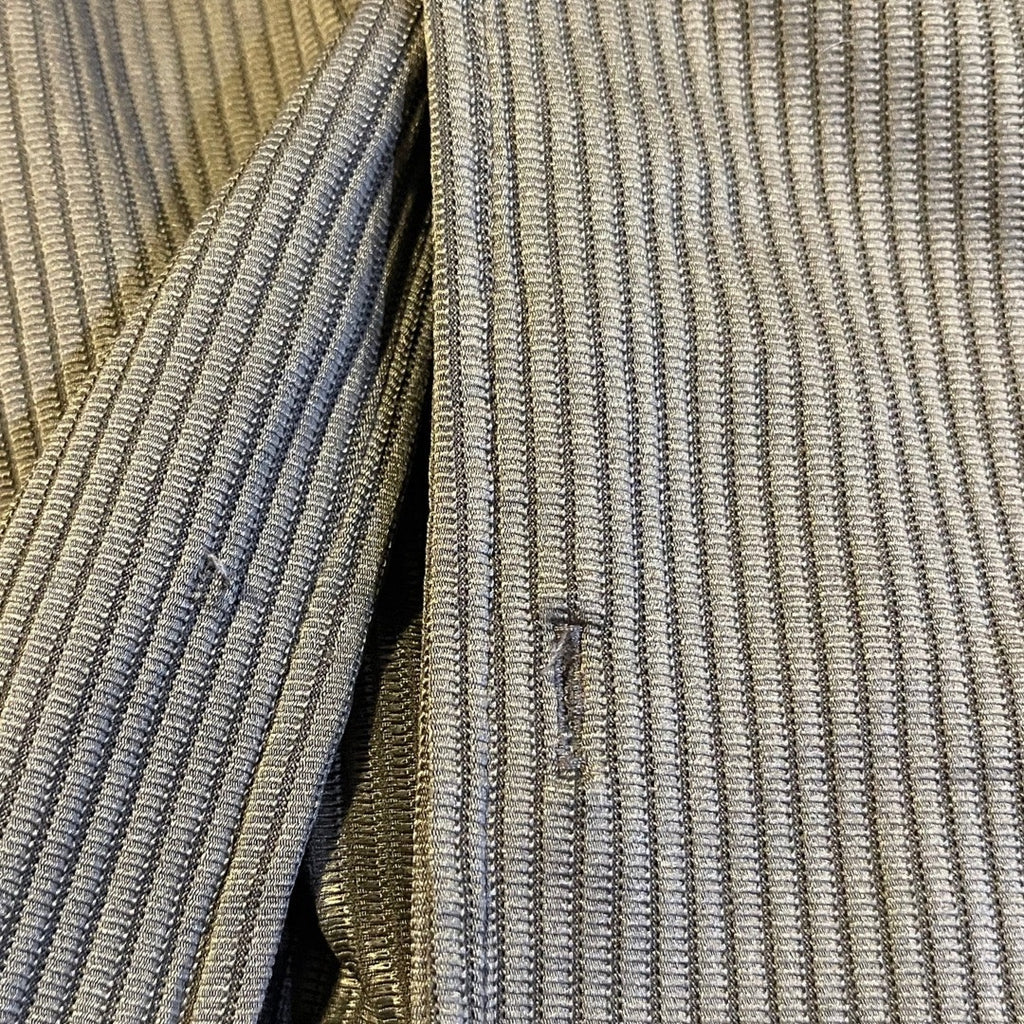 Boohoo Man Ribbed Button Down Short Sleeve Shirt Size Medium Retro