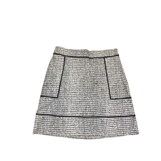 Ann Taylor Factory Black White Skirt Size 4 Pockets Preppy Academia