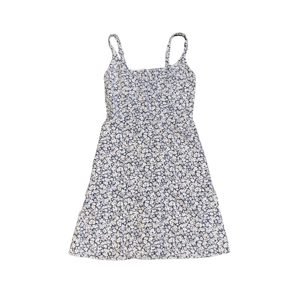 Old Navy Babydoll Dress Floral Smocked Cami Dress Pockets Size XS