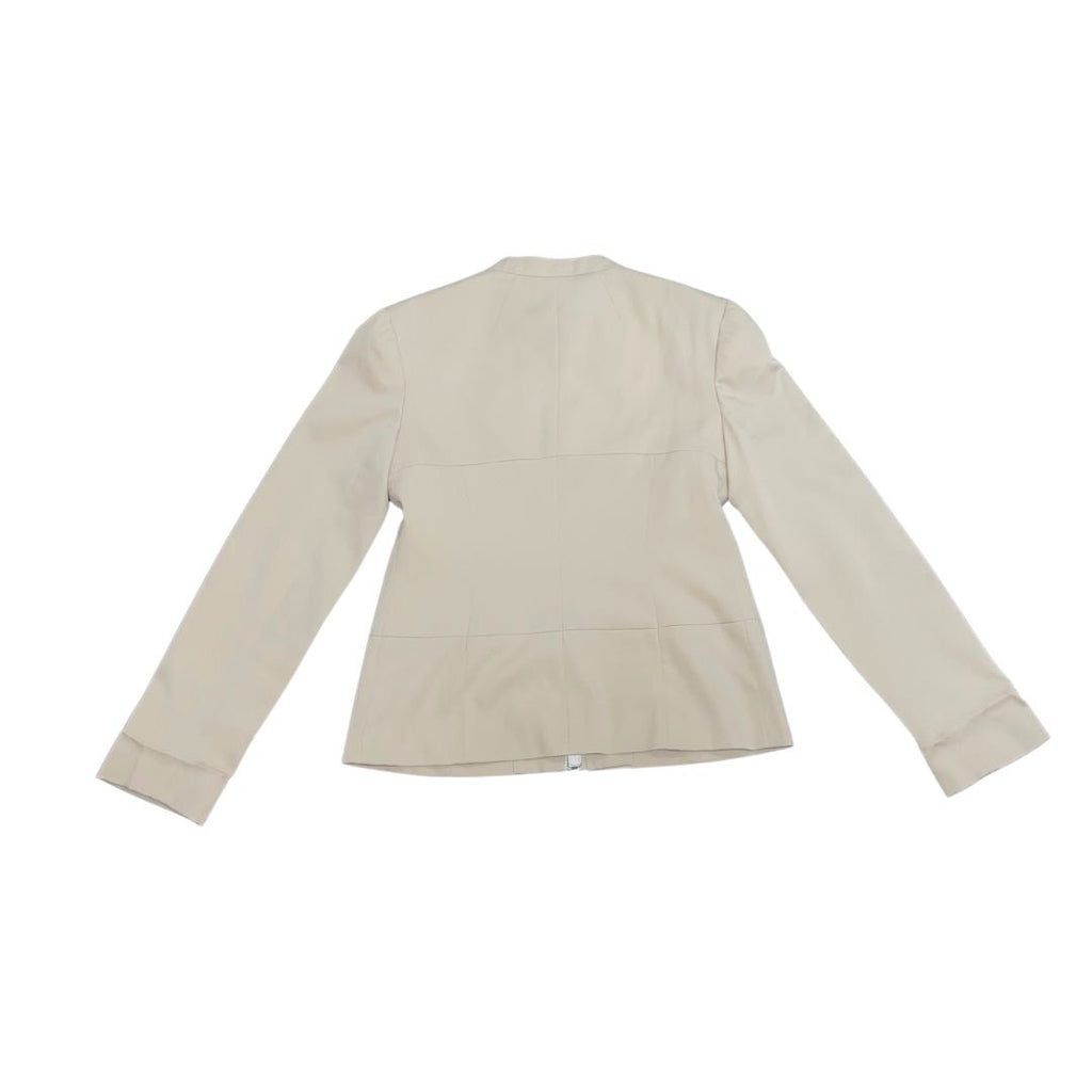 MIXIT Stretch Zip up Jacket Blazer Khaki SZ 6 Career Office Business Casual Y2K