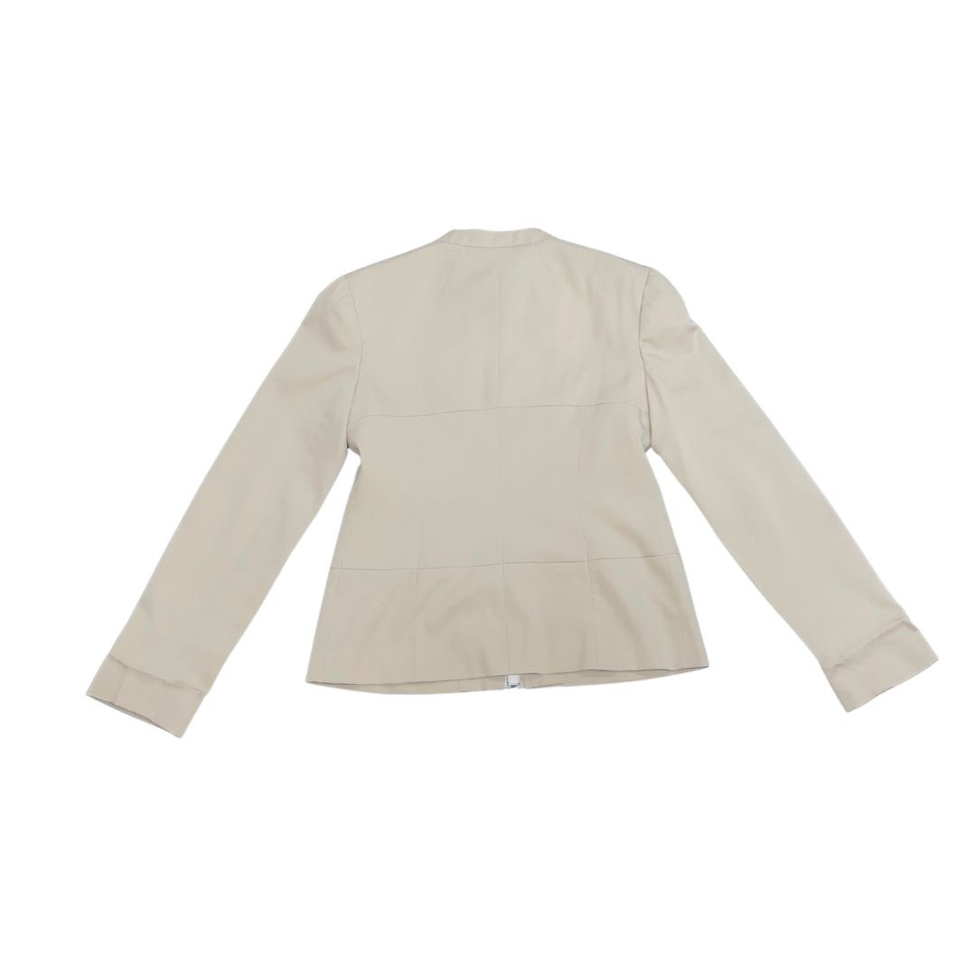 MIXIT Stretch Zip up Jacket Blazer Khaki SZ 6 Career Office Business Casual Y2K