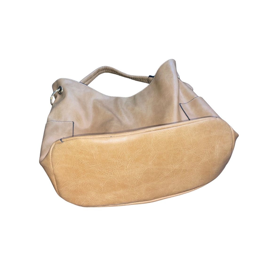 Calin Collection Vegan Leather NWT Shoulder Handbag Purse Tote Hobo BagN