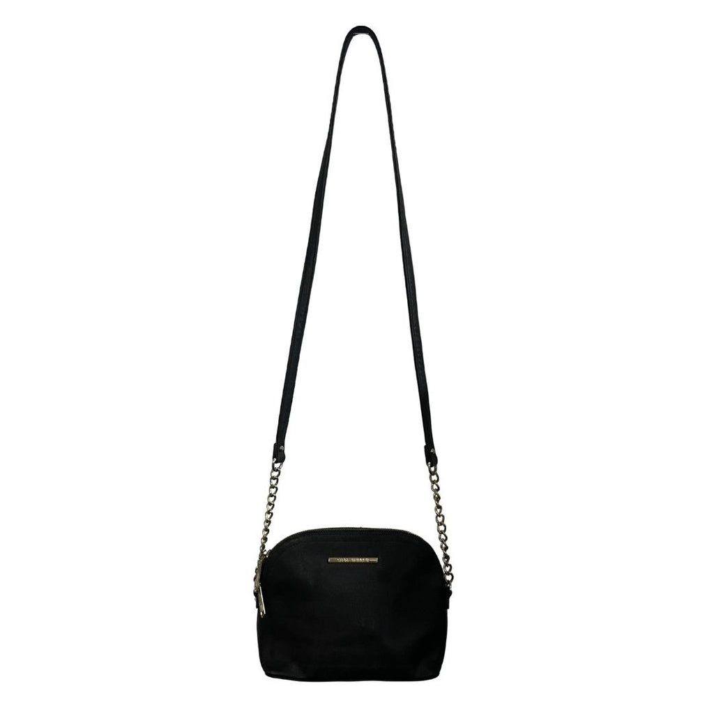 Steve Madden Black Crossbody Bag Dome Shape Chain Strap Y2K Classy Chic
