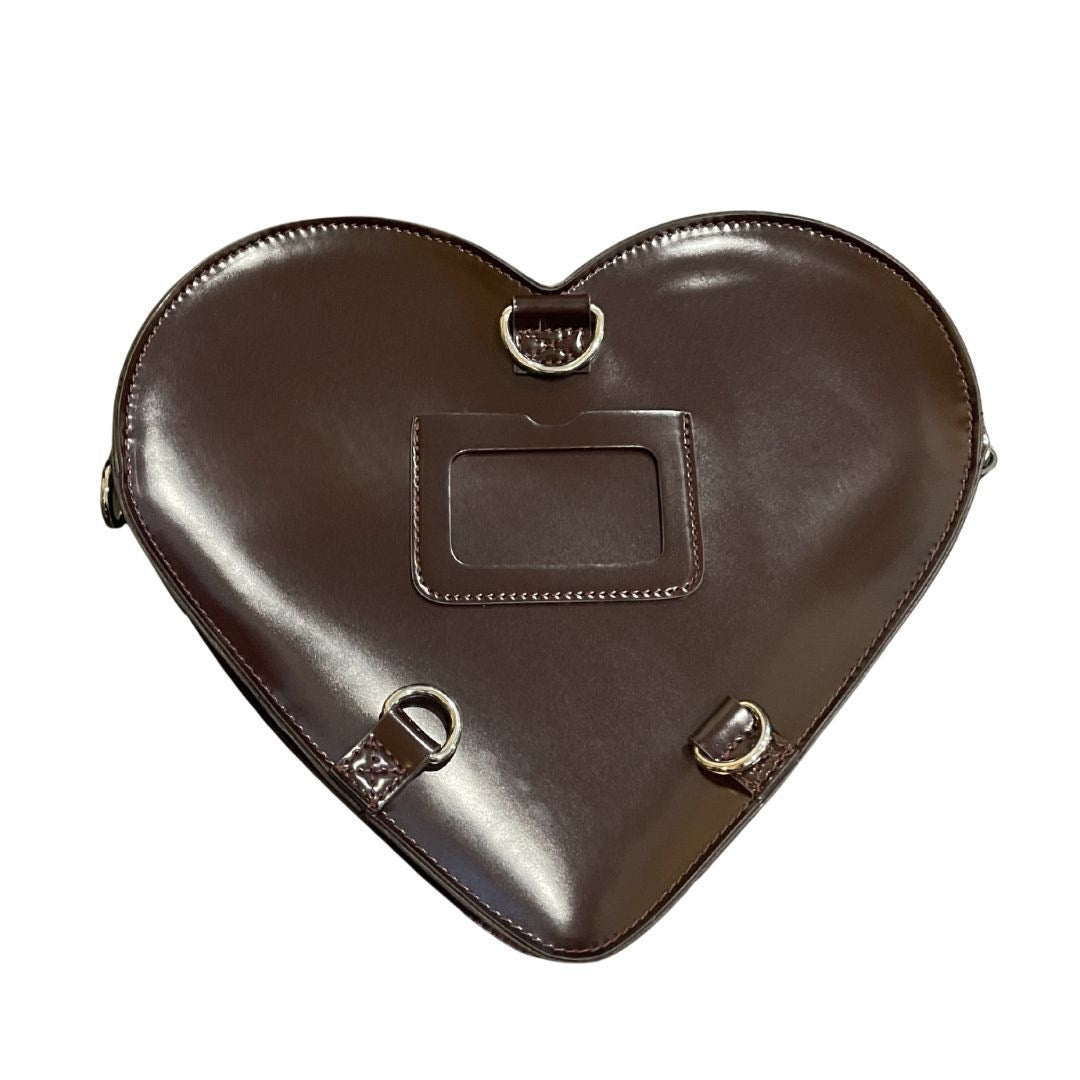 Dr. Martens Vegan Heart Shaped Backpack Purse NWT Cherry Red Grunge Punk Newwave