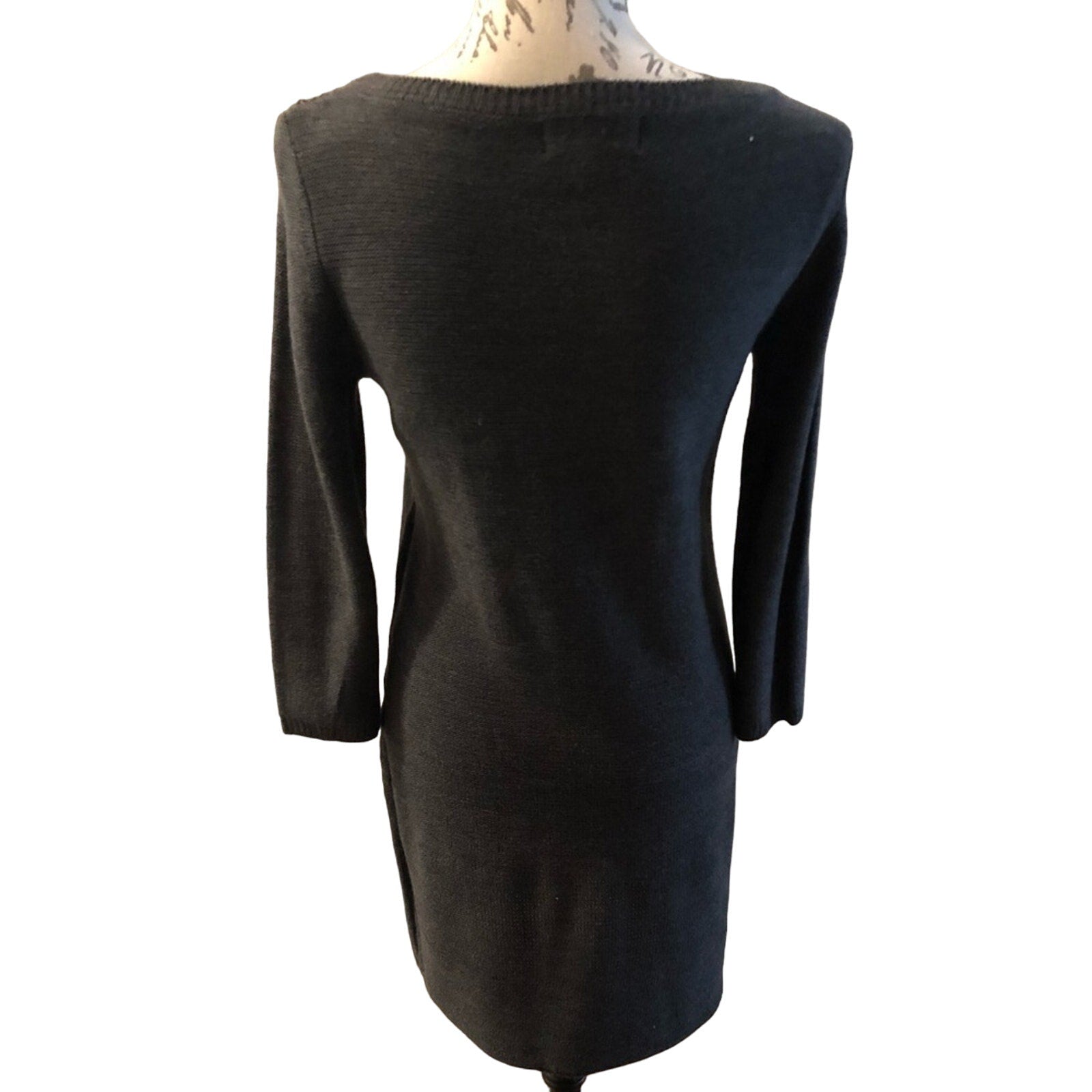 Mossimo Knit Sweater dress gray size Small