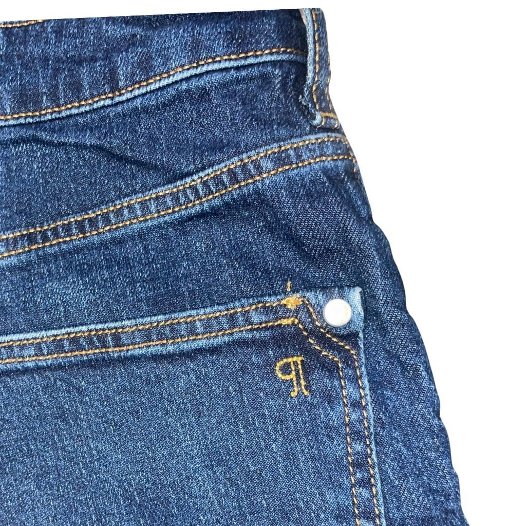 Pilcro The Austin High Rise Cuffed Wide Leg Jeans Denim Size 32 Five Pocket NWT