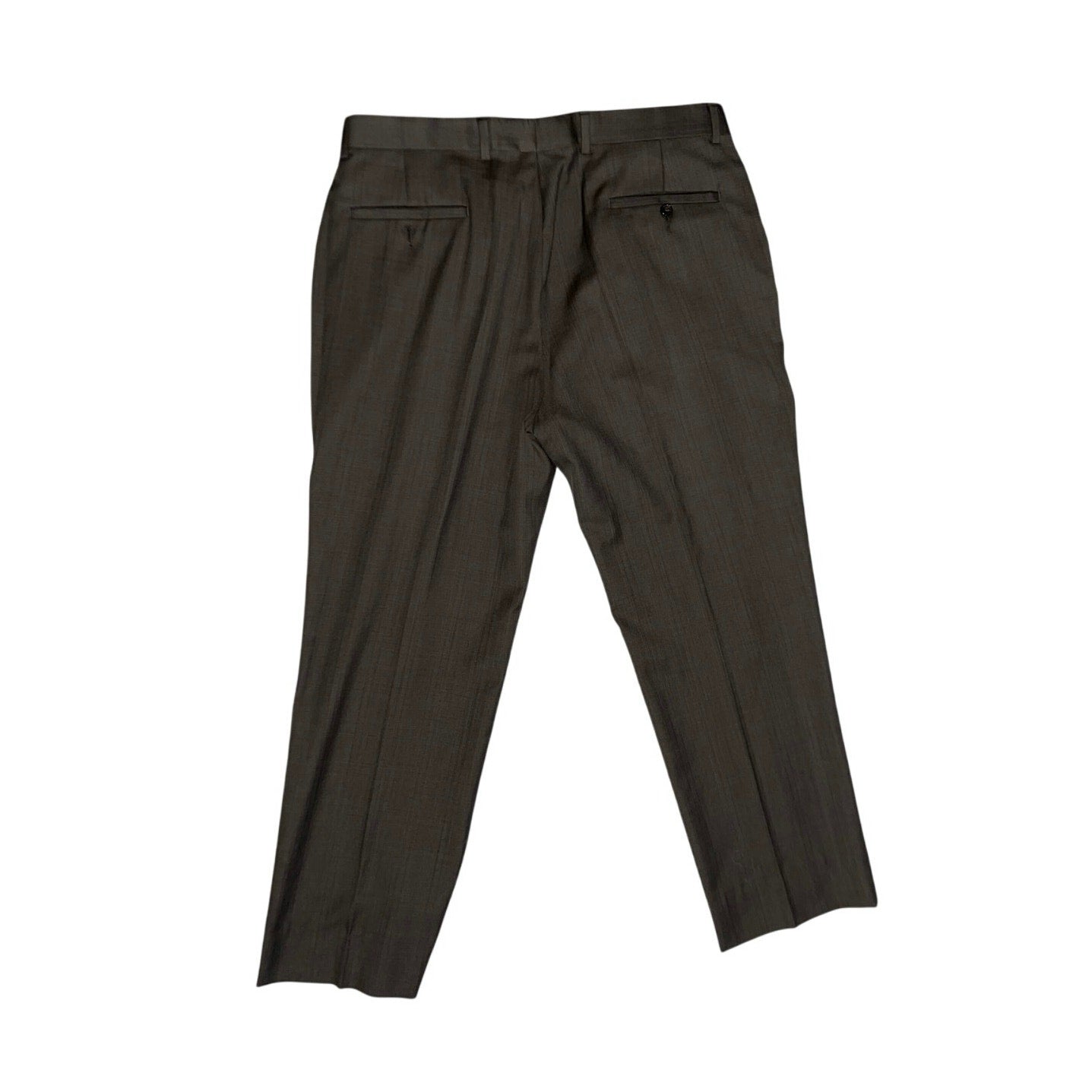 Pronto Uomo Platinum Dress Pants Black 100% Wool