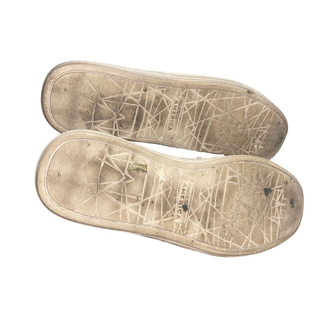 Perry Ellis Sailor Suede Leather Boat Shoes SZ 9 Nautical Loafers Casual Slip On