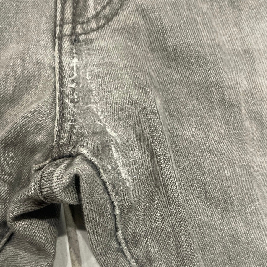Levi's Strauss 512 Slim Taper Grey Wash Denim Jeans Size 38x30 Casual Streetwear