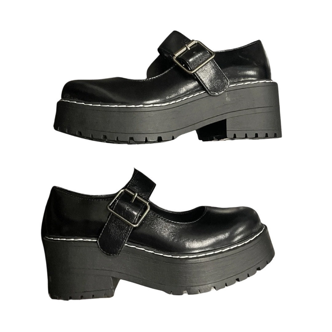SODA Loaf Platform Mary Jane Chunky Shoes Size 8.5 Lug Sole Y2K Punk Grunge NWB