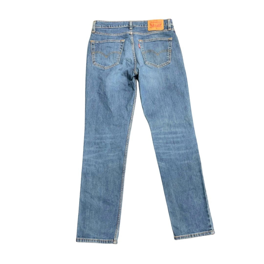 Vintage 511 Levi's Denim Jeans Size 32 X 32 Pants Dark Wash 90s Y2k Straight Leg