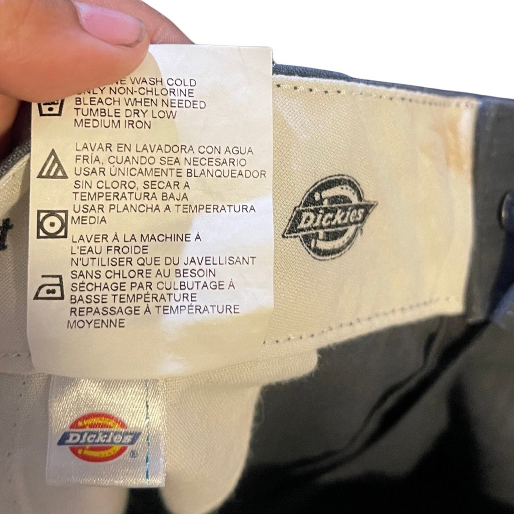 Dickies Men Chino Shorts Loose Fit Size 36 Charcoal Utility Casual Skater Cholo