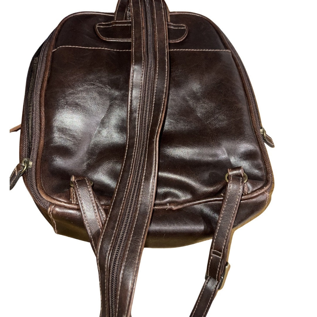 Rosetti Backpack Purse Vintage Y2K 90s Faux Leather Medium Size Top Handle