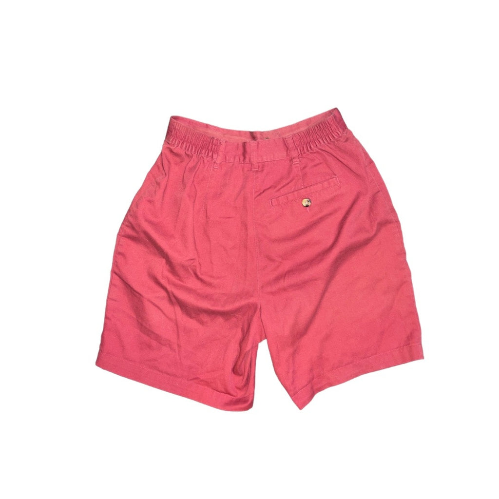 Jennifer Moore Red Casual Shorts Cotton Blend Pocket Size 6