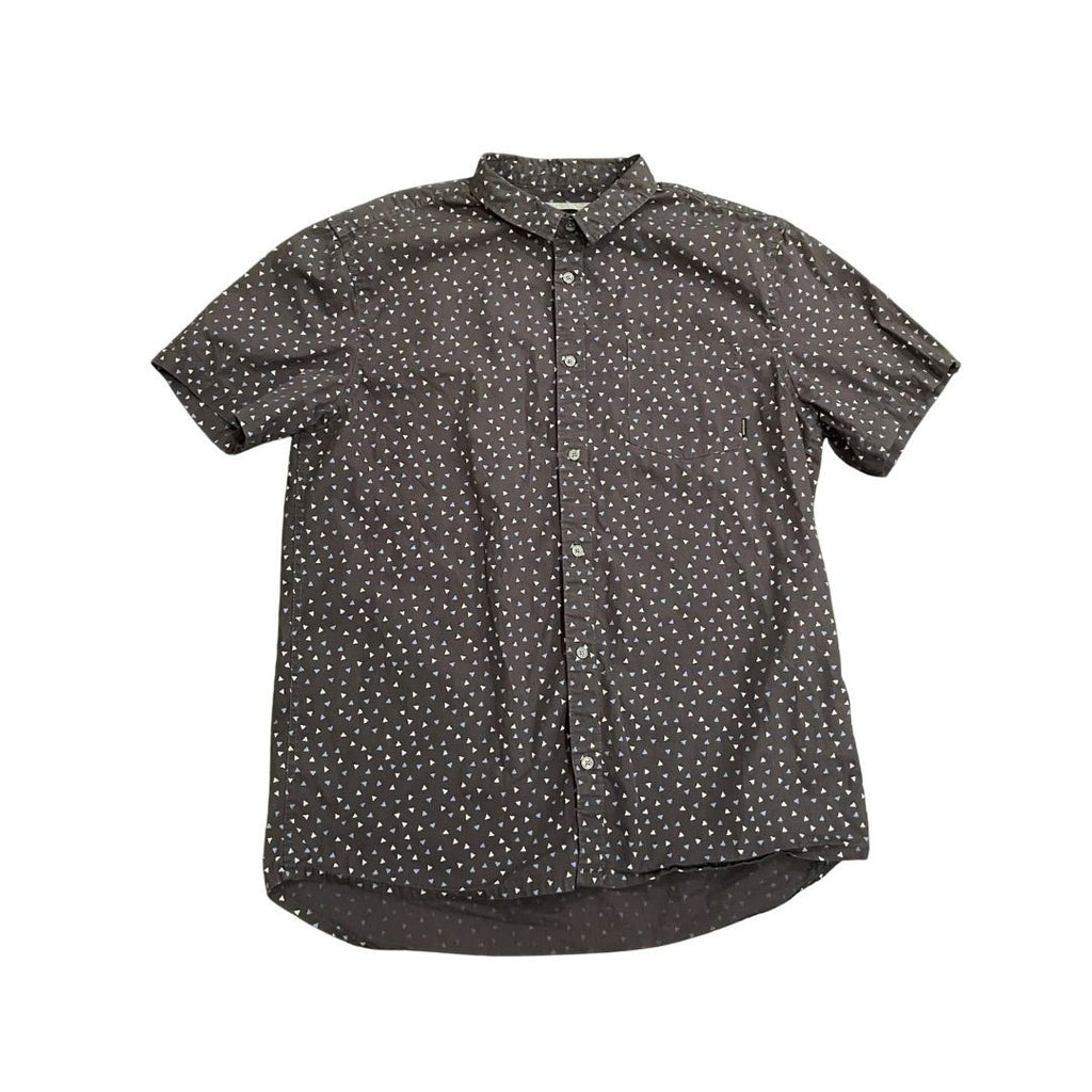Quicksilver Mens Short Sleeve Shirt Button Up Modern Fit Casual Size XL