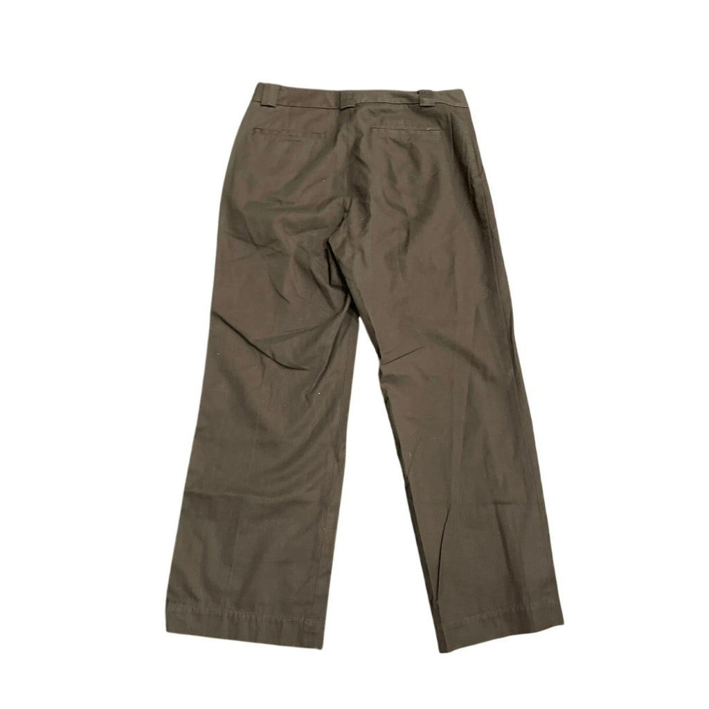 Gap Brown Trouser Pants SZ 6 Tall NWOT Career Business Office Preppy Cotton
