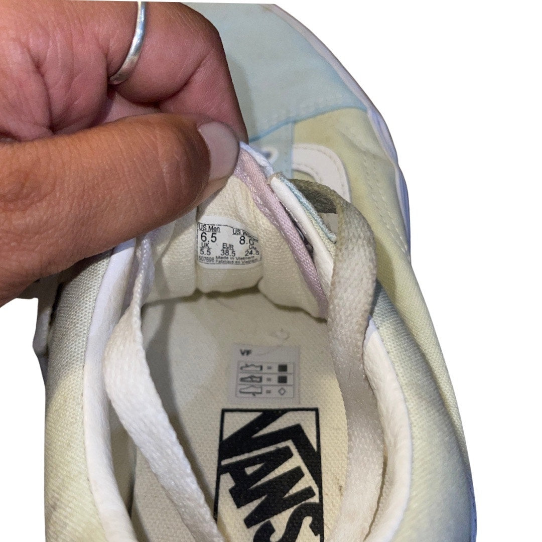 Vans Women Old Skool School Pastel Block Tone Athletic Shoes Size 6.5