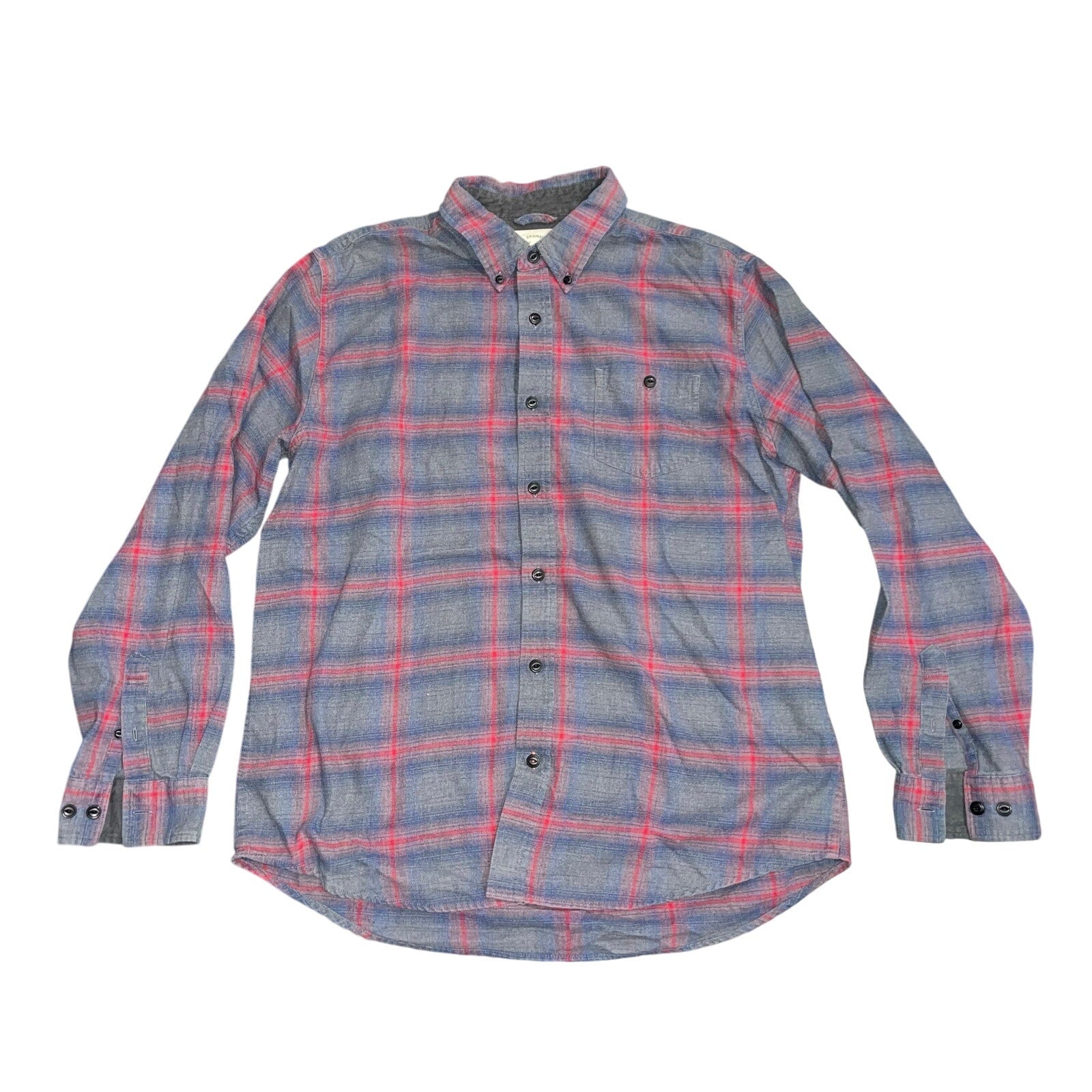 Weatherproof Vintage Flannel Button Down Shirt SIze XL Plaid Casual