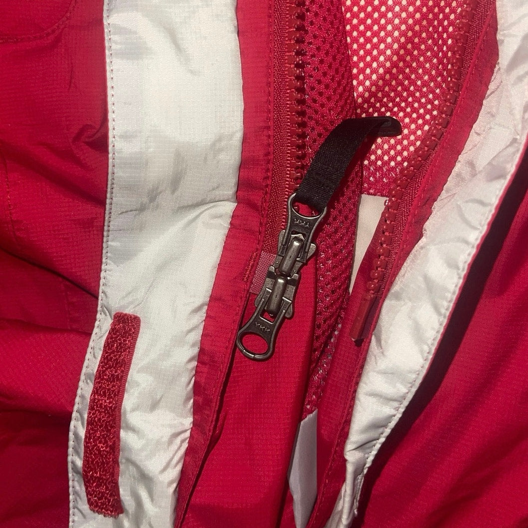 L. L. Bean Gore-Tex Red Rain Coat Jacket Women XL Extreme Wet Weather Outerwear